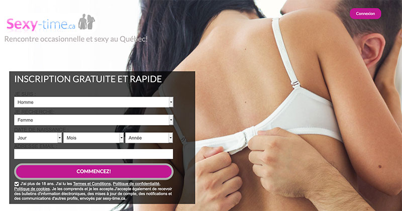 Sexy-time.ca est un site de rencontre en ligne sexy